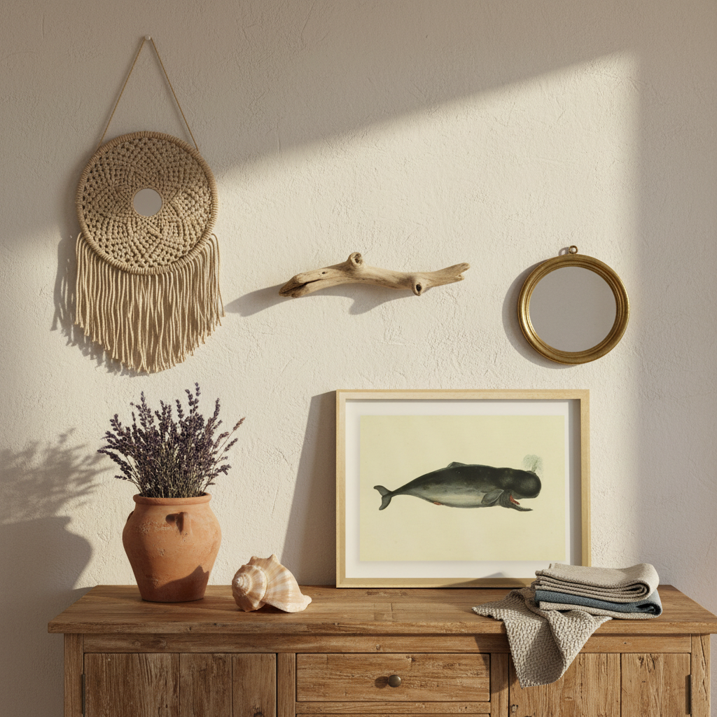 Dolphins rustic coastal A