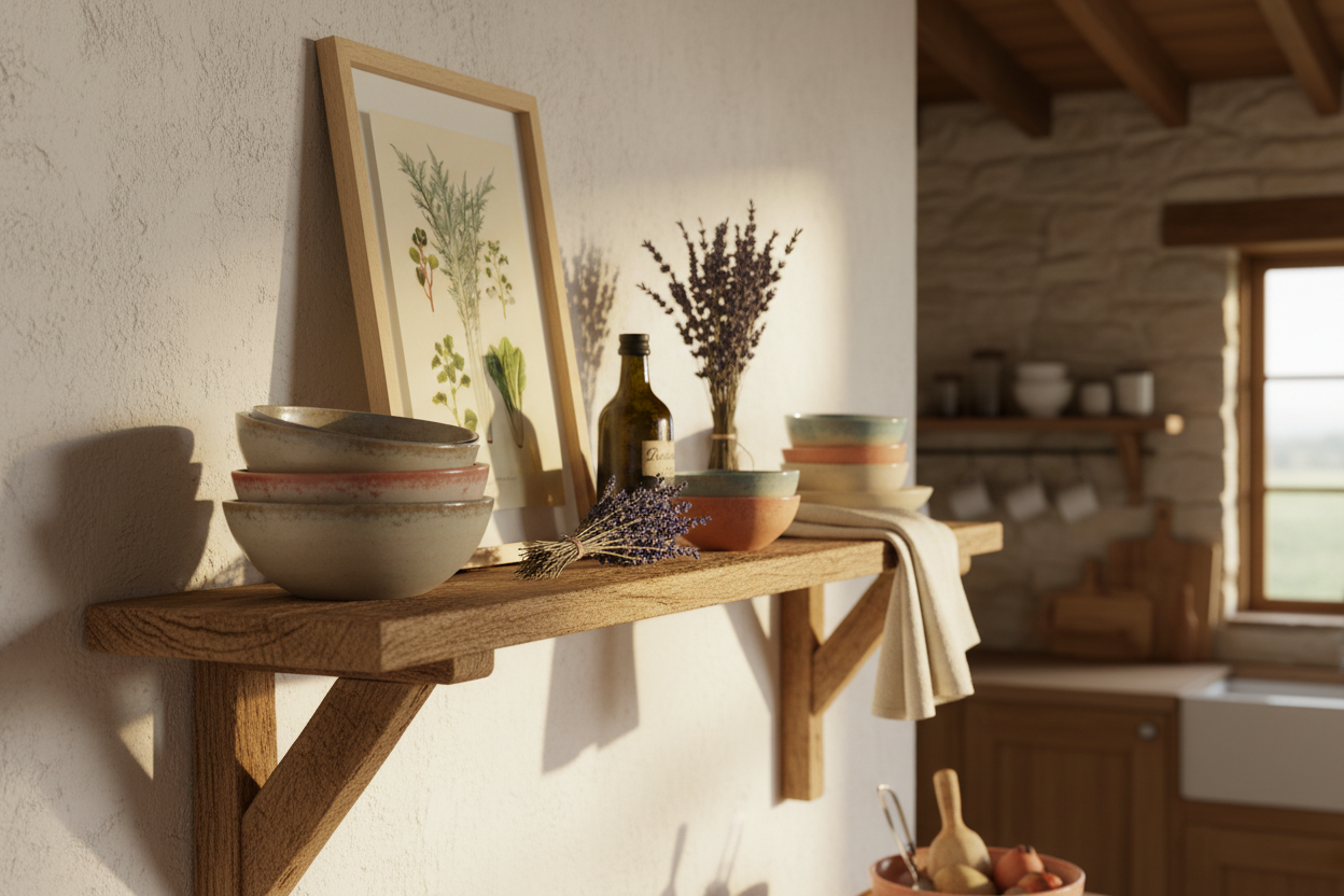 Open Shelf Kitchen Editorial